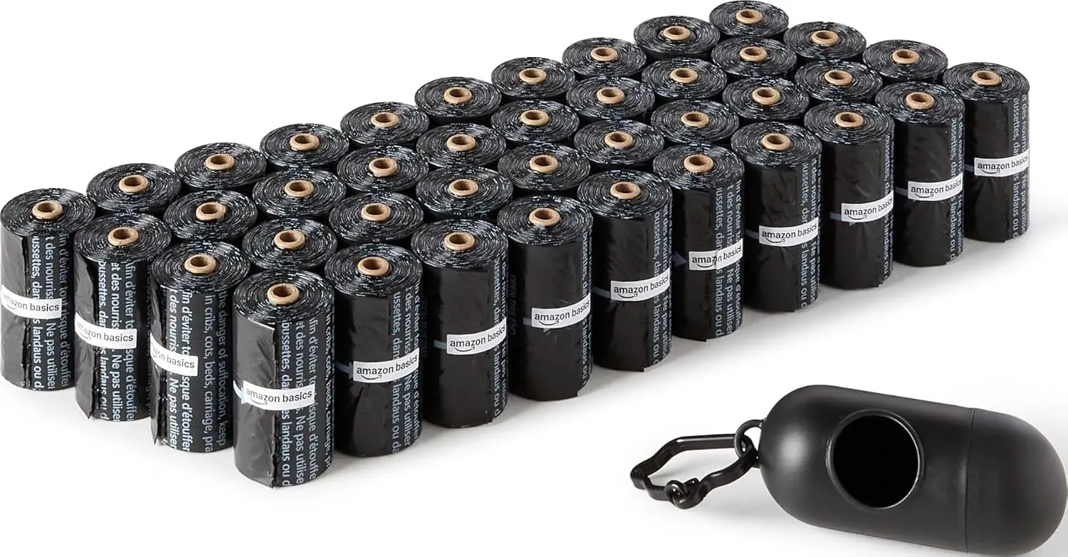 Bolsas para perros Amazon Basics con dispensador