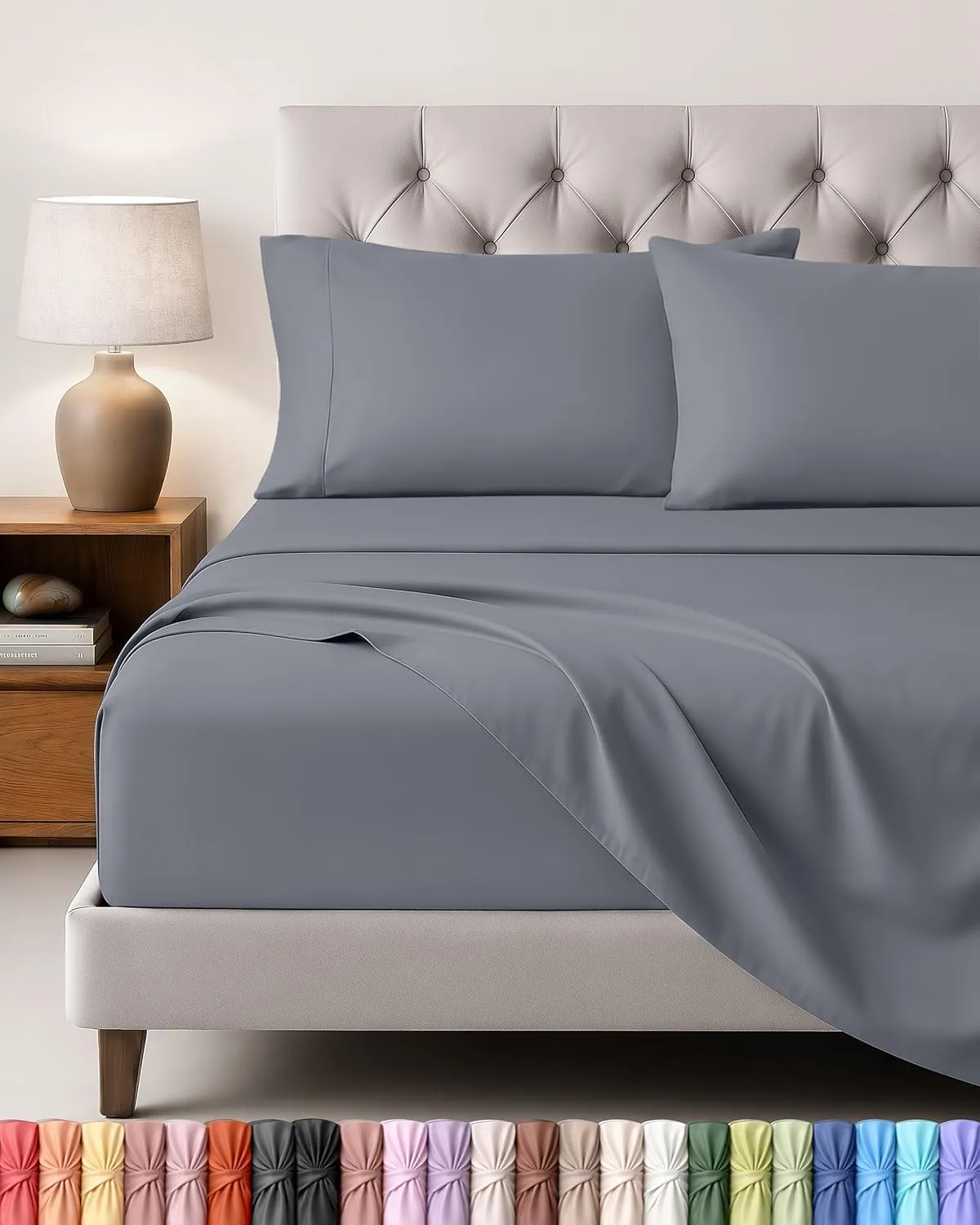Juego de sábanas Utopia Bedding 135 cm microfibra