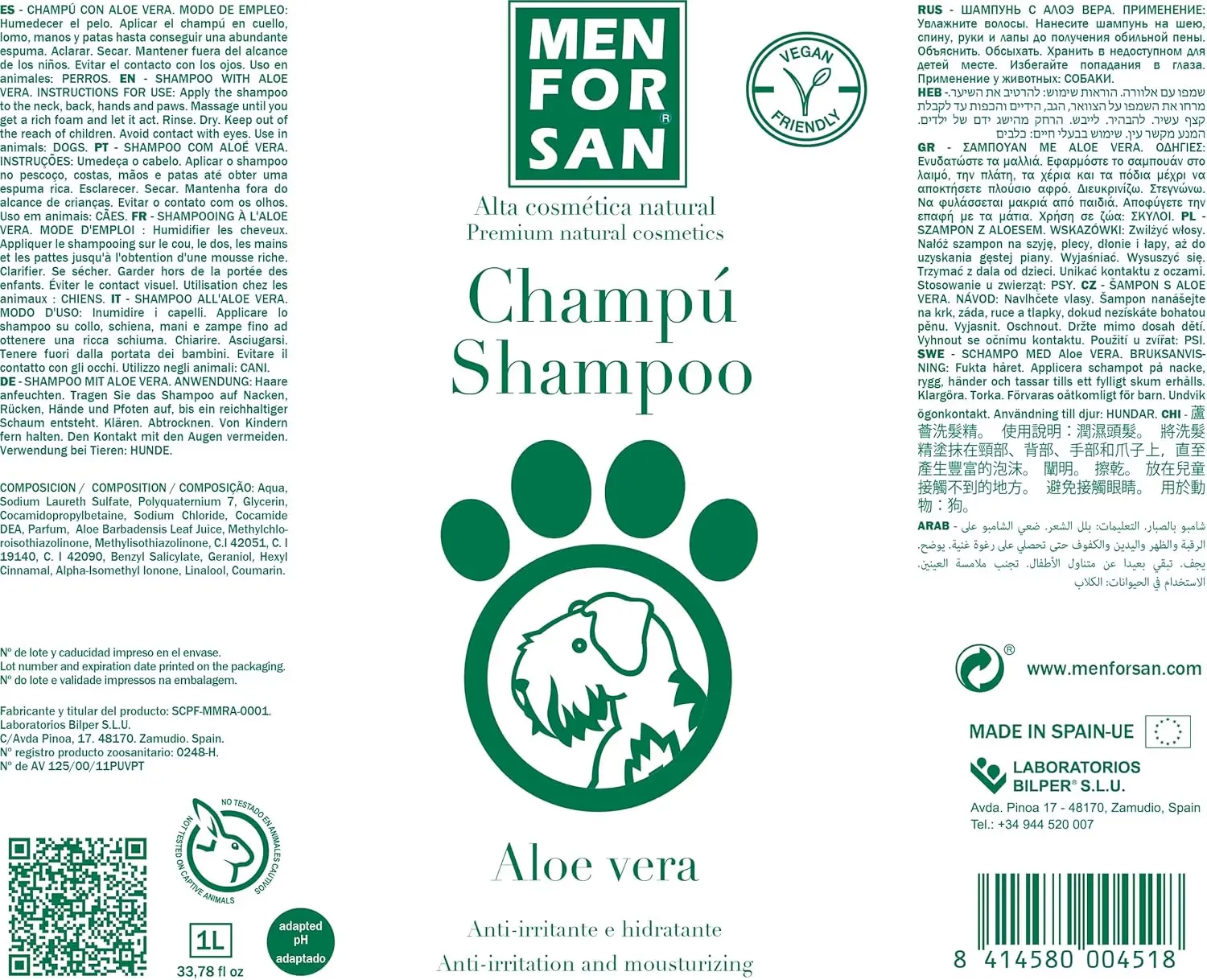 Review: Champú aloe vera para perros MENFORSAN 1L — ¿Vale la pena en 2026? — imagen 3