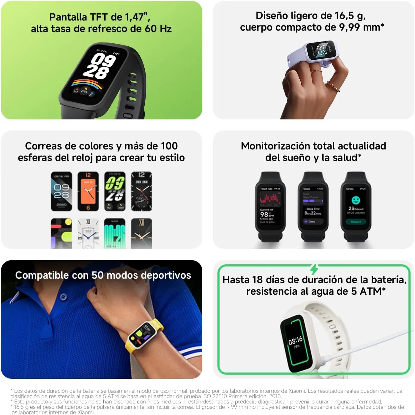 Pulsera de actividad Xiaomi Smart Band 9 Active, a examen: pros, contras y veredicto — imagen 3