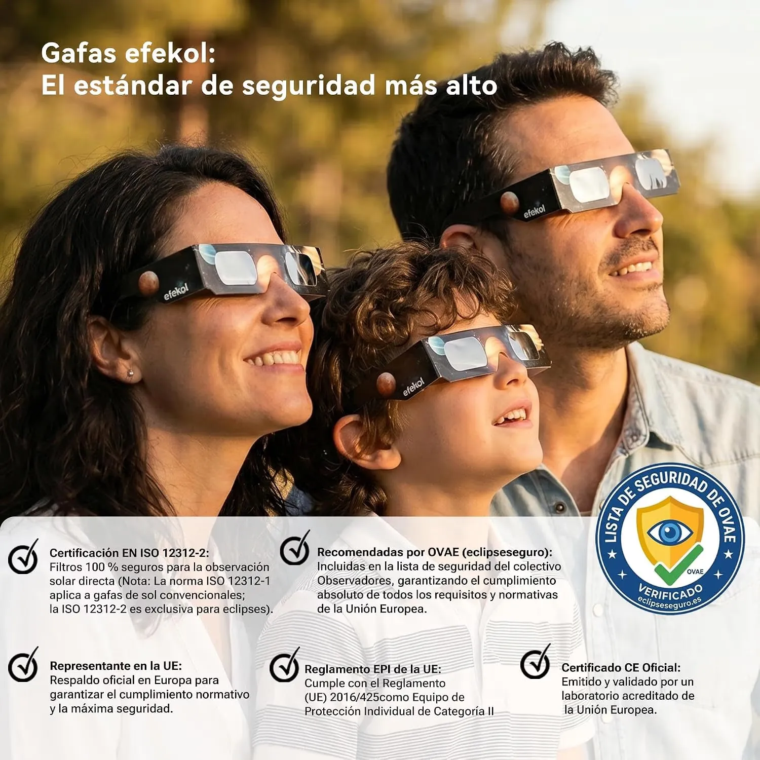 Gafas eclipse solar efekol homologadas: análisis y opinión (2026) — imagen 4