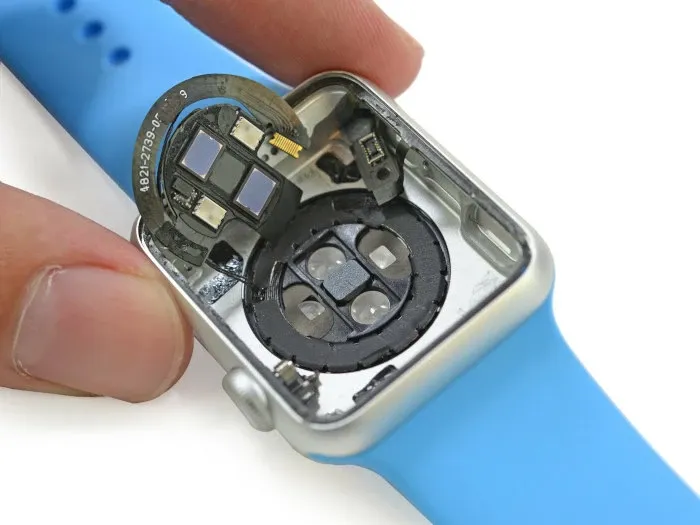 Sensor de pulso cardíaco de un Apple Watch I